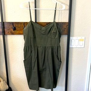 Mossimo Army Dress with pockets